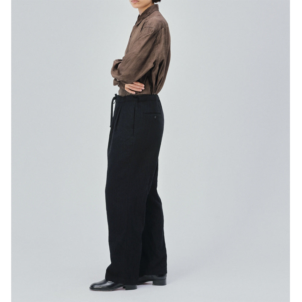 Wool Stripe Easy Trousers
