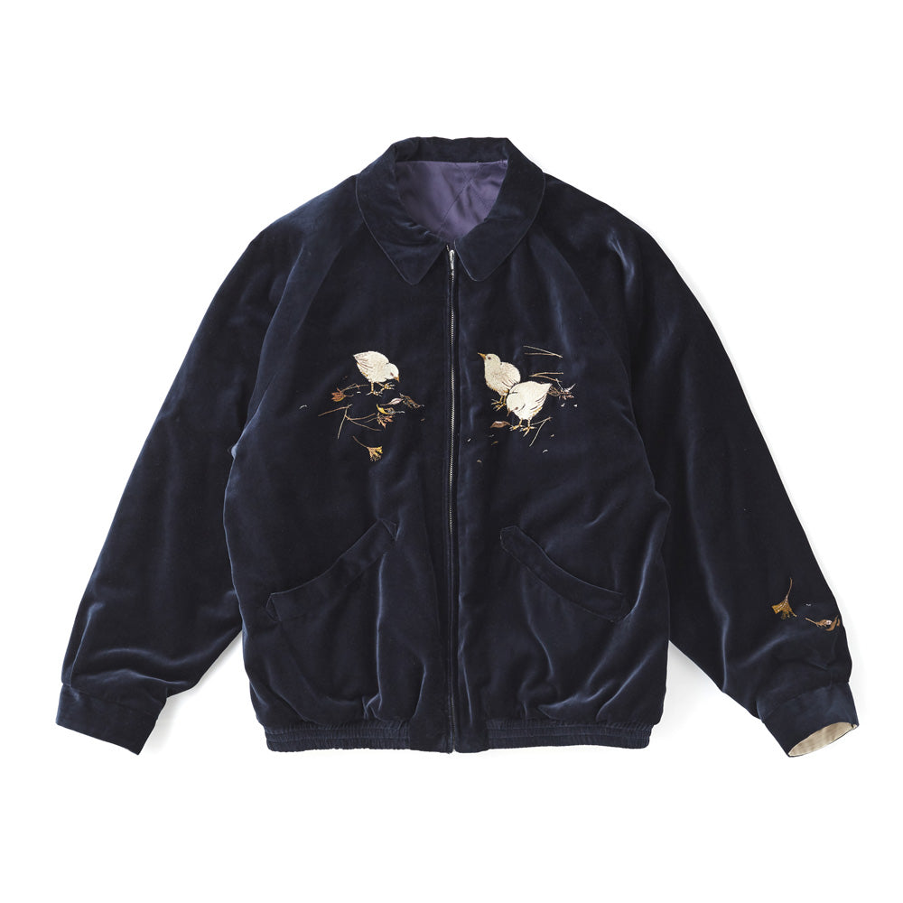 STUNNING VELVET SOUVENIR JACKET(Niwatori to Hiyoko)