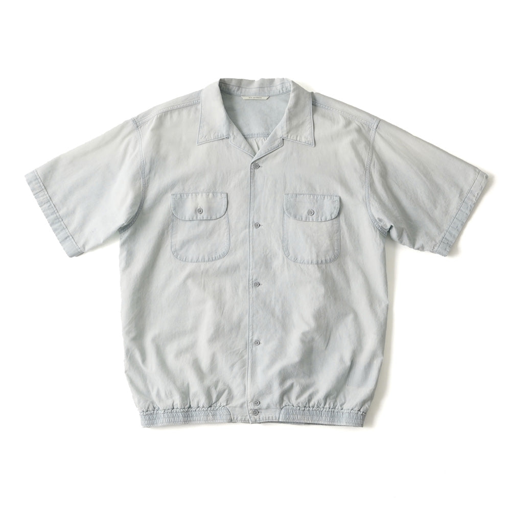 GATHERED WAIST MARLBORO SHIRTS (Short-sleeve)