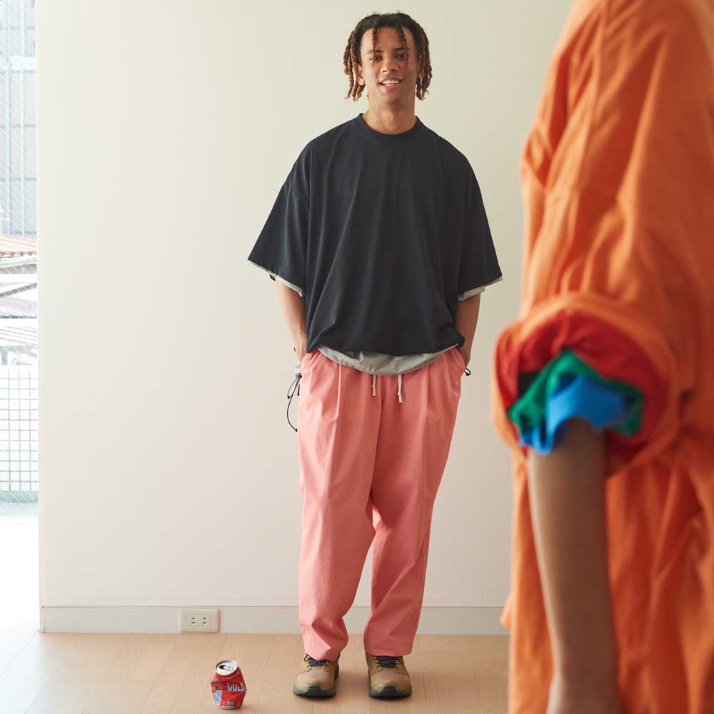 SUPER BIG TEE W DRAWSTRINGS