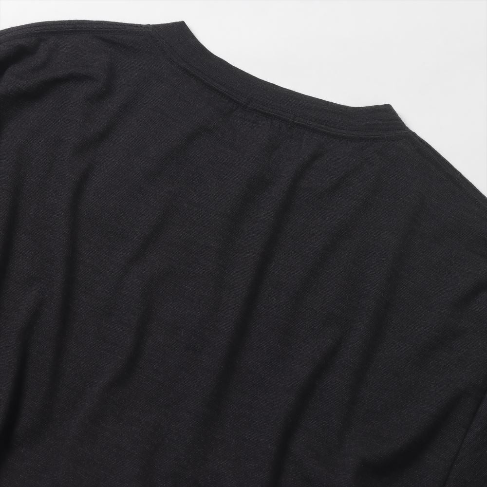 Wool Jersey Long Sleeve Crew Shirt