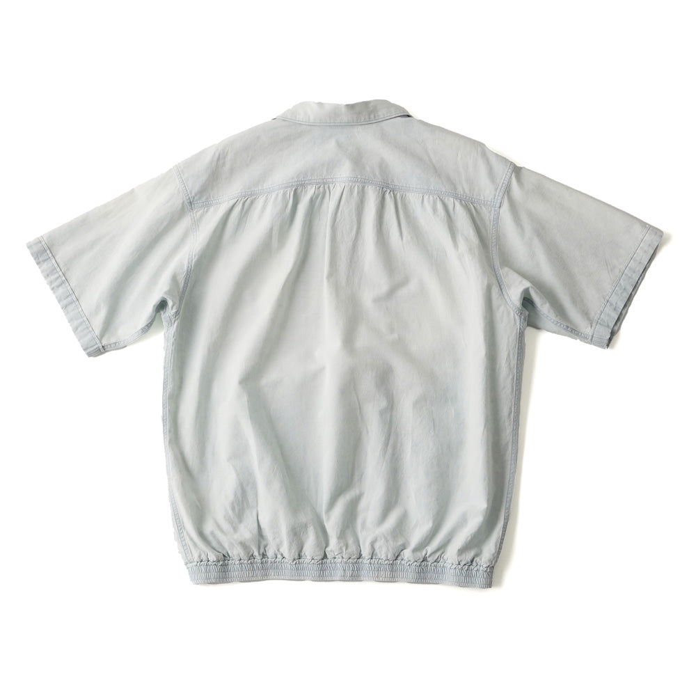 GATHERED WAIST MARLBORO SHIRTS (Short-sleeve)