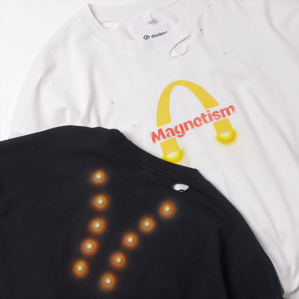 doublet(ﾀﾞﾌﾞﾚｯﾄ) MAGNETIC LONG SLEEVE T-SHIRT (24AW35CS338