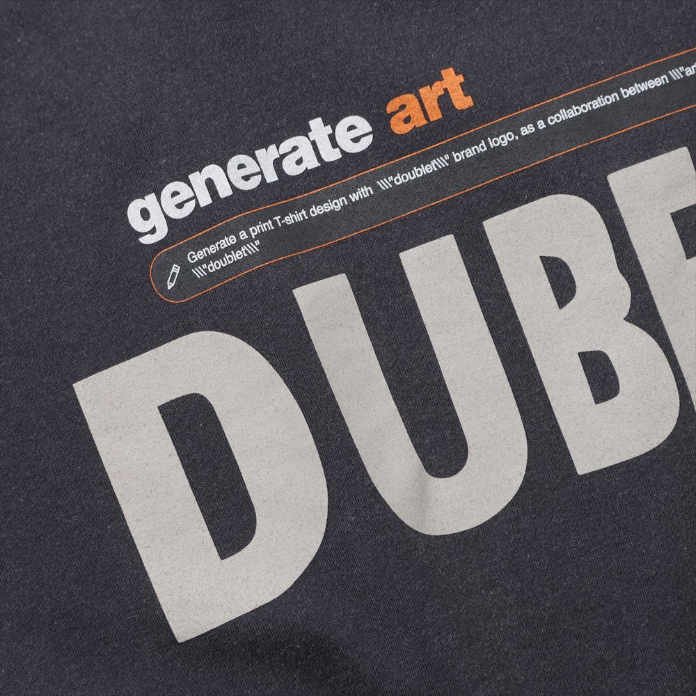 AI-GENERATED DOUBLET LOGO T-SHIRT
