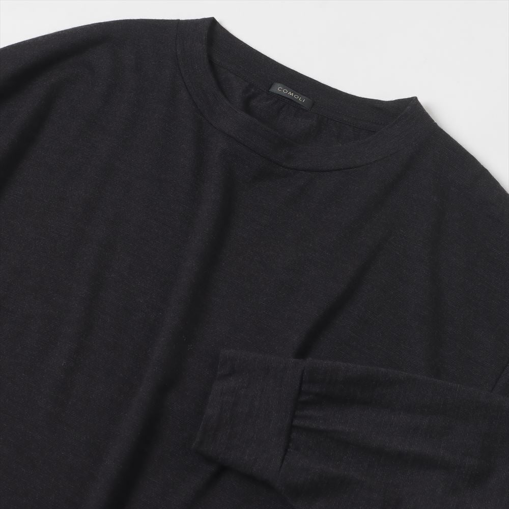 Wool Jersey Long Sleeve Crew Shirt