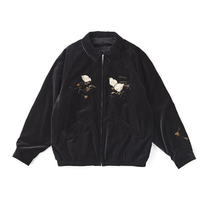 STUNNING VELVET SOUVENIR JACKET(Niwatori to Hiyoko)