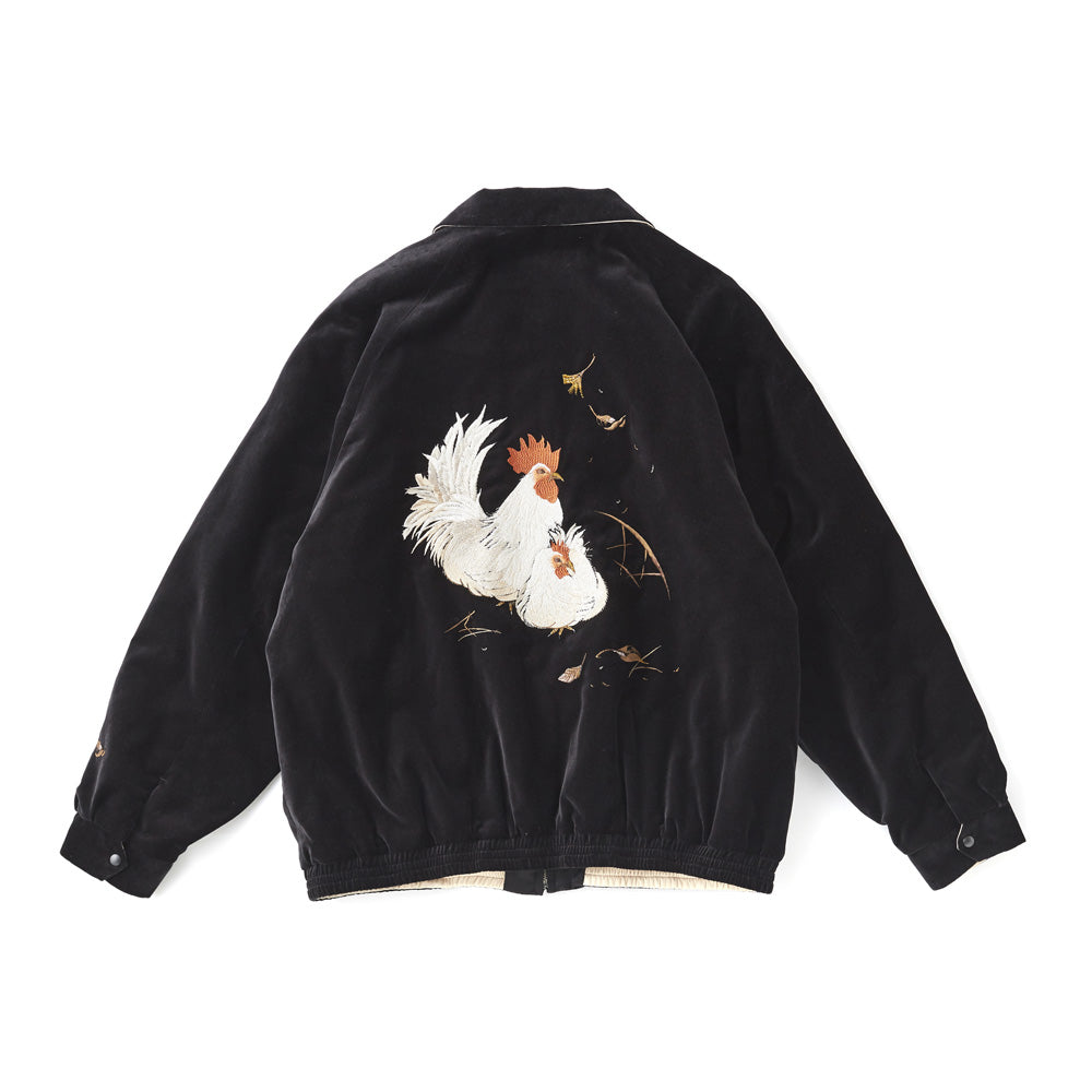 STUNNING VELVET SOUVENIR JACKET(Niwatori to Hiyoko)