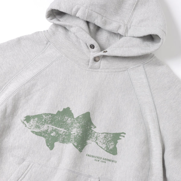 Raglan Hoodie - Fish