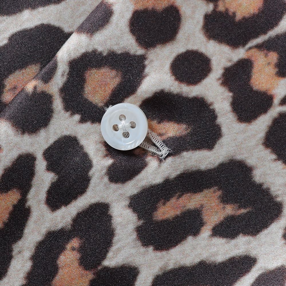 Silk open collar SS shirt