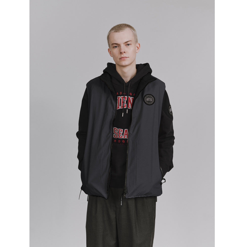 Kinross Reversible Fleece Vest, Black Label Fusion Fit, size 9/14 (mae).