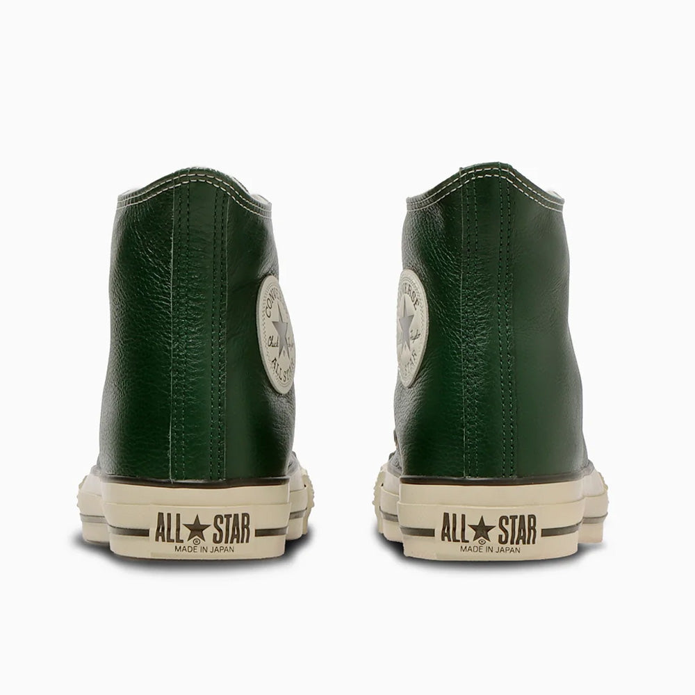 CONVERSE (コンバース) LEATHER ALL STAR J HI(DEEP GREEN) 31316730