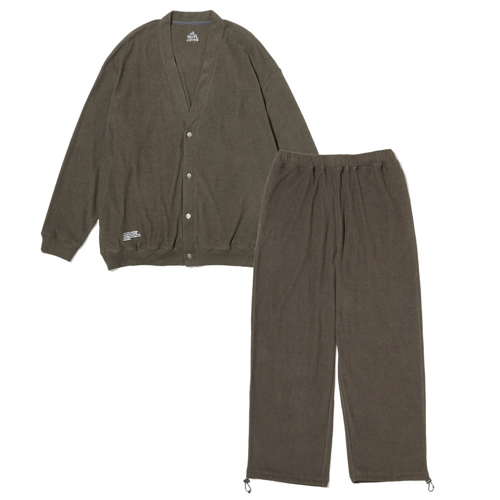 UTILITY PILE CARDIGAN SET-UP