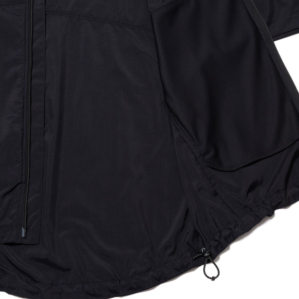 Supplex Nylon Hooded Track Jacket