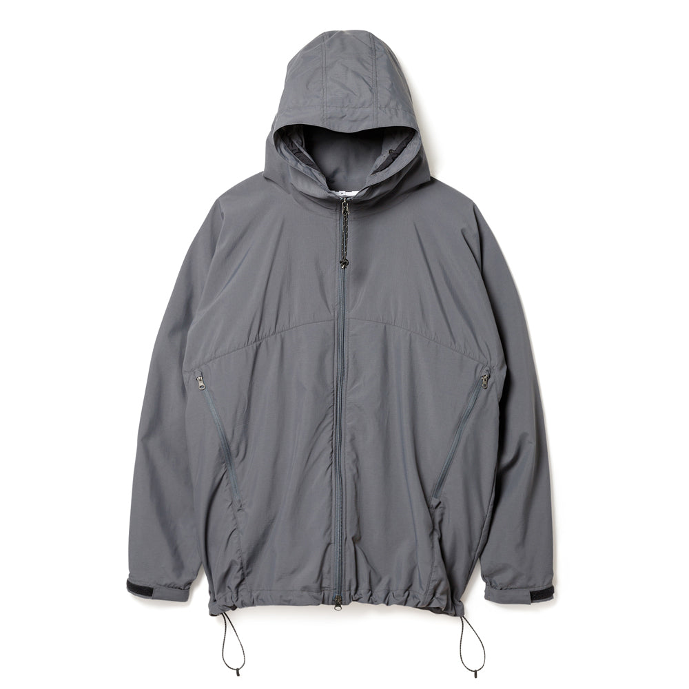 Supplex Nylon Hooded Track Jacket