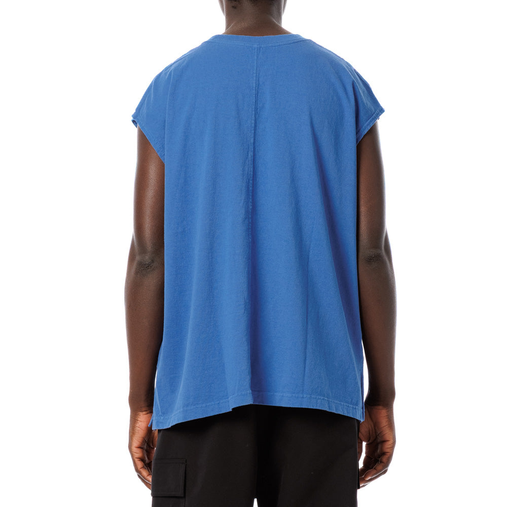 American Cotton Slit Sleeveless Tee