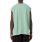 American Cotton Slit Sleeveless Tee