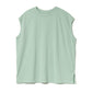American Cotton Slit Sleeveless Tee
