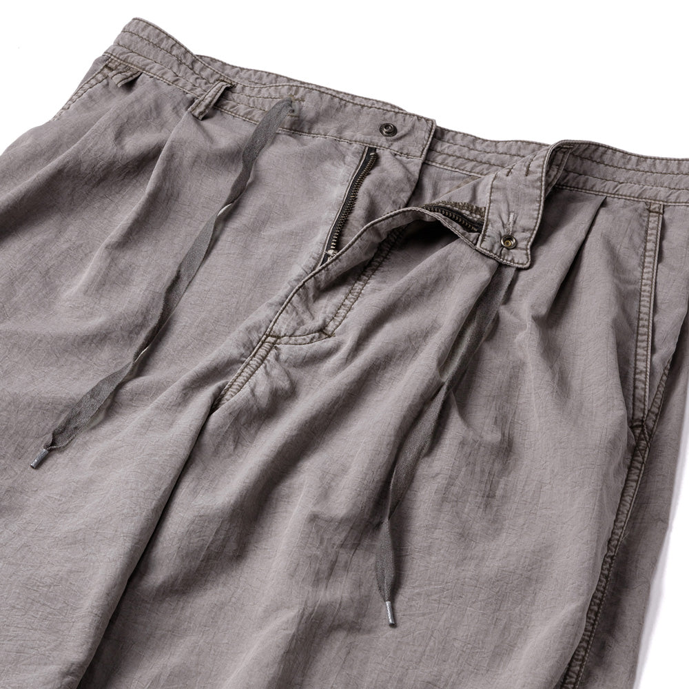 SANDINISTA (サンディニスタ) Nylon 2Tuck Pants - Overdyed 60426PS05