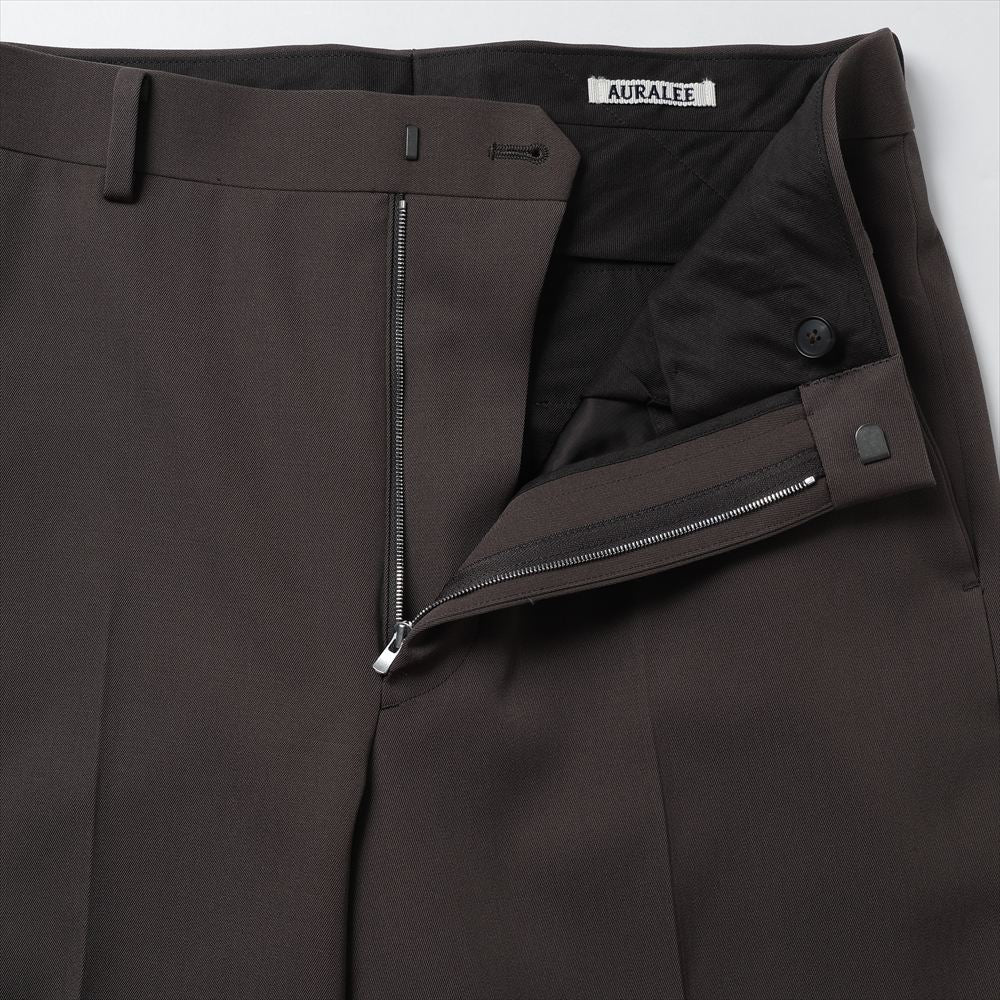AURALEE (オーラリー) LIGHT WOOL MAX GABARDIN SLACKS (A26AP02MG