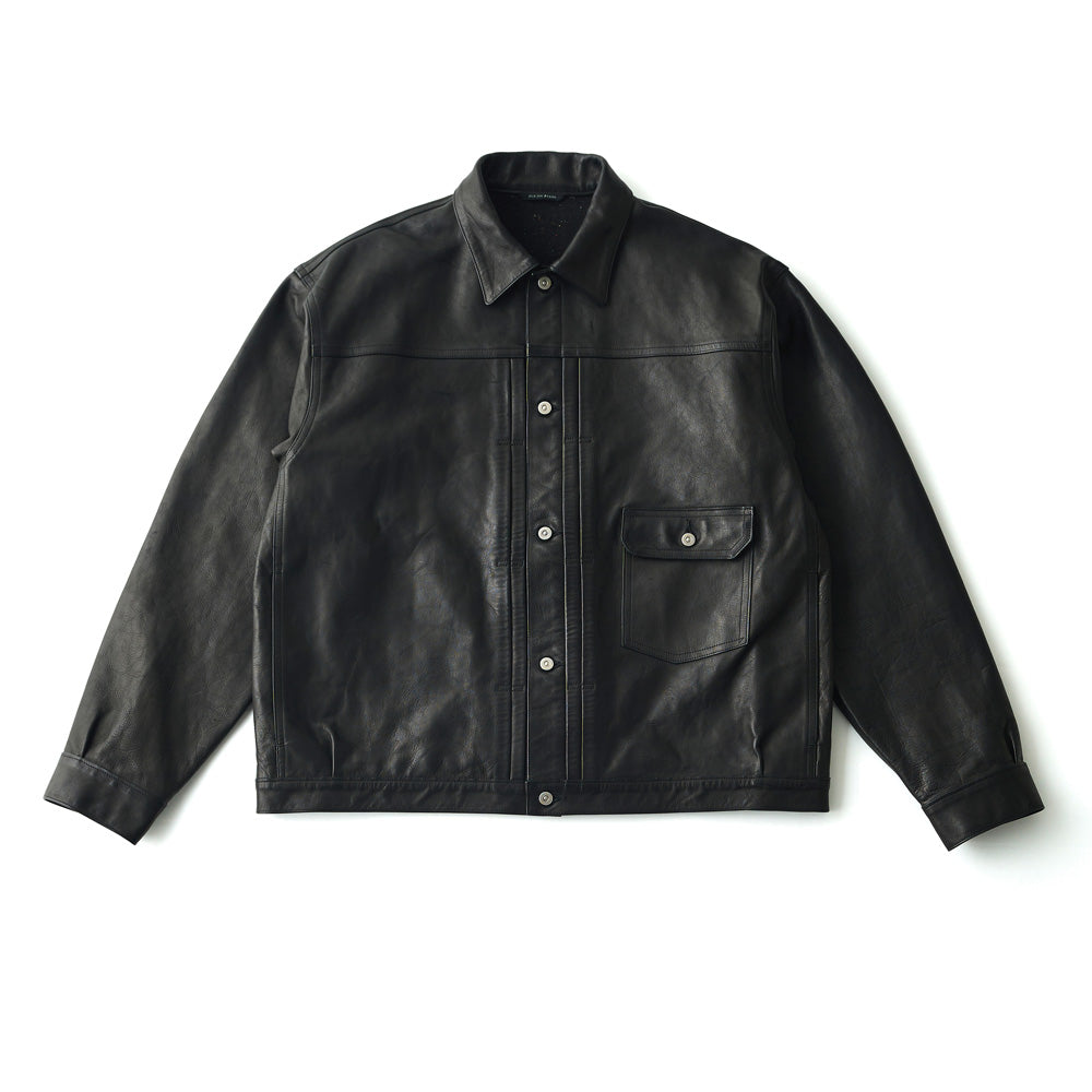 PATINA HORSEHIDE RIVETED JACKET pre-order ends Aug 30