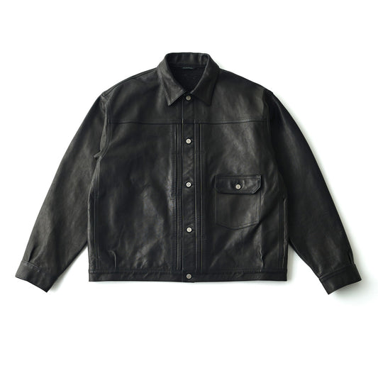PATINA HORSE-HIDE RIVETED JACKET
