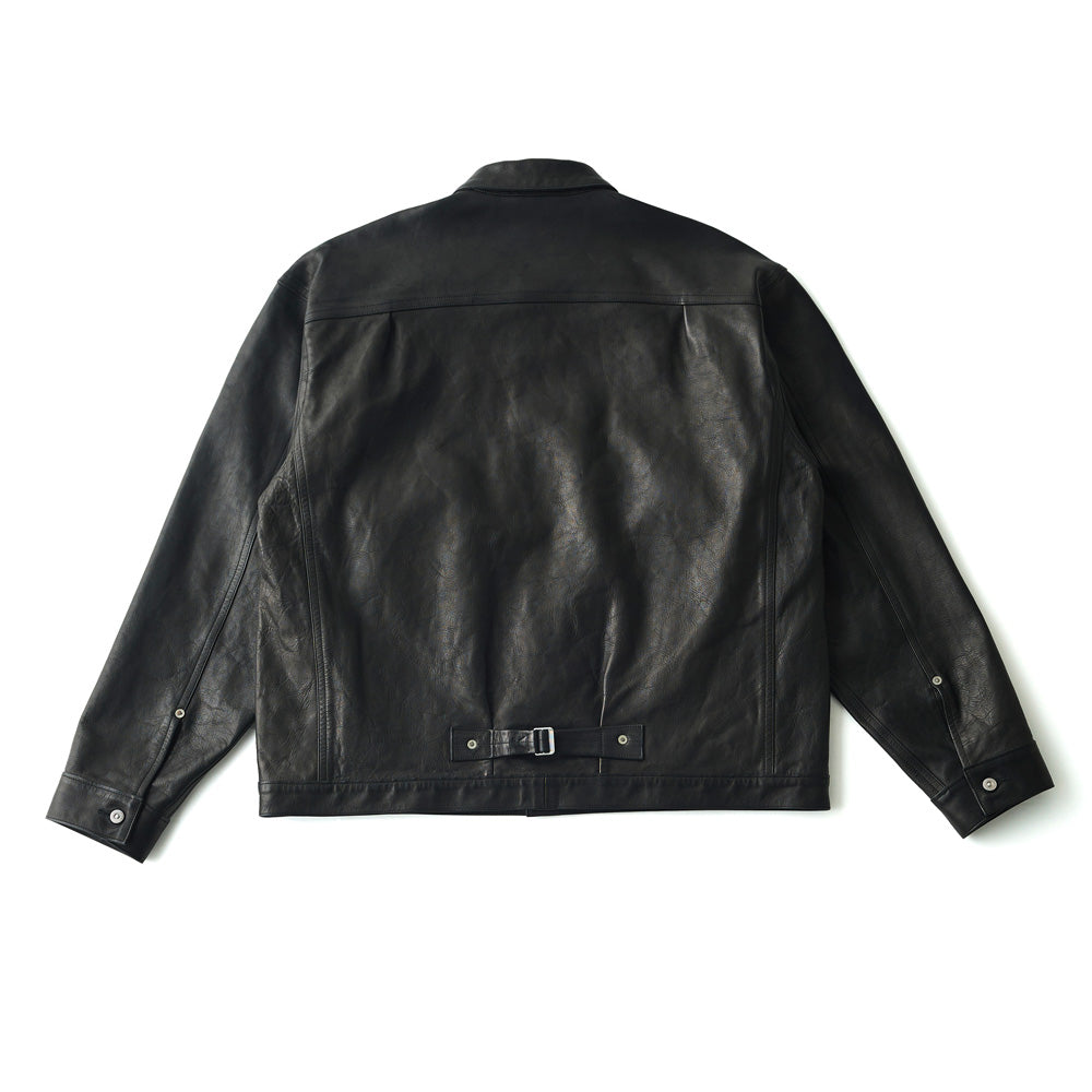 PATINA HORSEHIDE RIVETED JACKET pre-order ends Aug 30