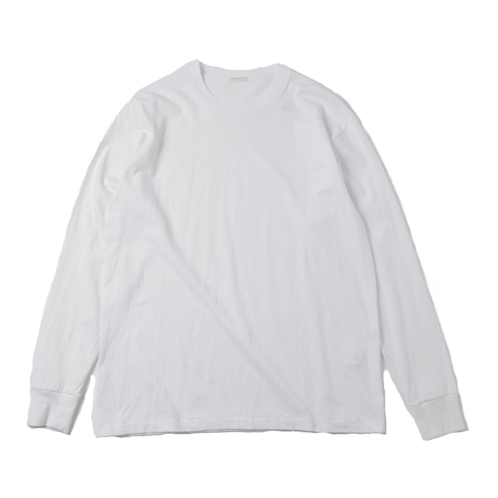 トップス COMOLI COTTON JERSEY LONG SLEEVE T-SHIRT COMOLI Cotton Jersey Long Sleeve T-Shirt, Black – Navyblue