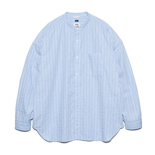 Band Collar Dobby Stripe Shirt