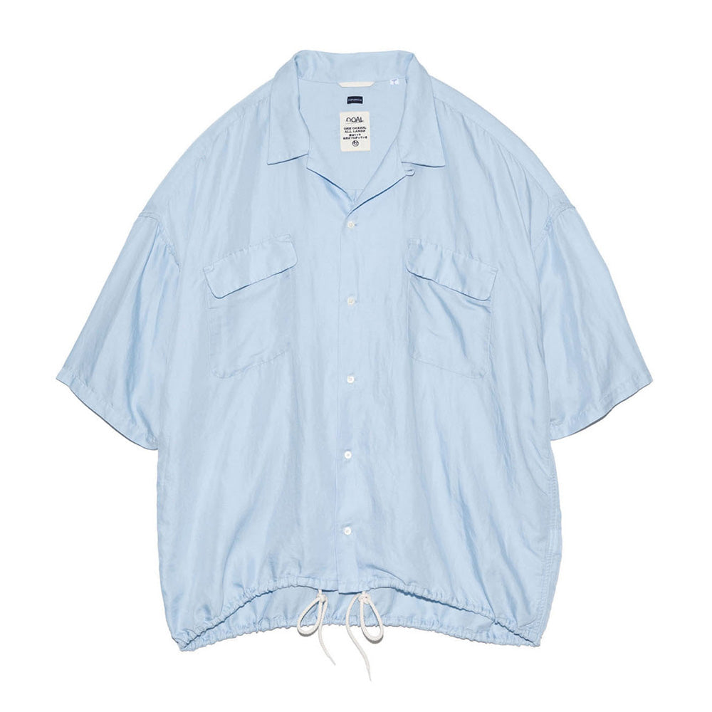 Open Collar Cupra Hemp S/S Shirt