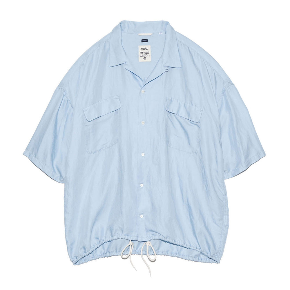 Open Collar Cupra Hemp S/S Shirt