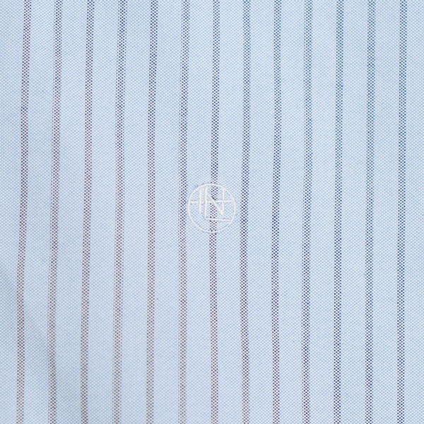 Button Down Stripe Wind Shirt