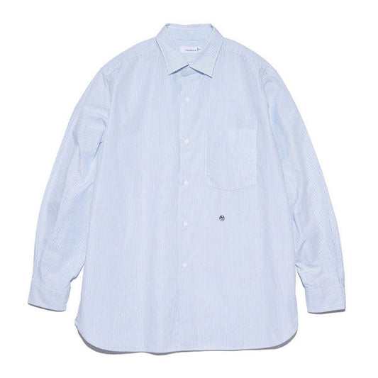 Regular Collar Stripe Wind Shirt