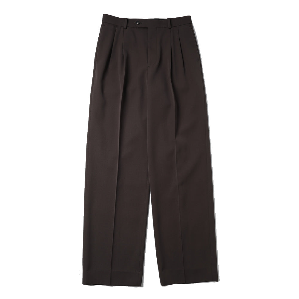 AURALEE (オーラリー) LIGHT WOOL MAX GABARDINE TWO-TUCK SLACKS