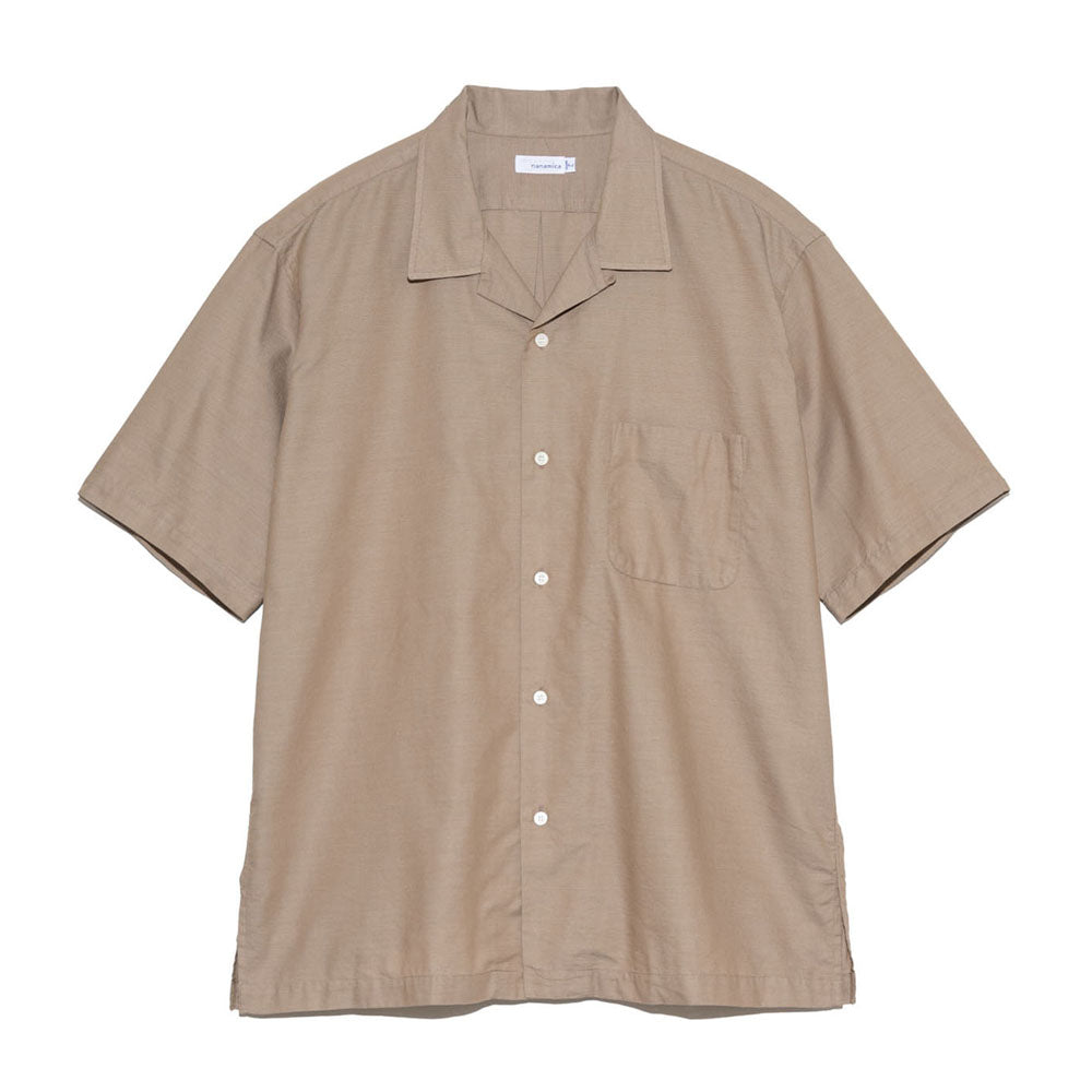 Open Collar Panama S/S Shirt