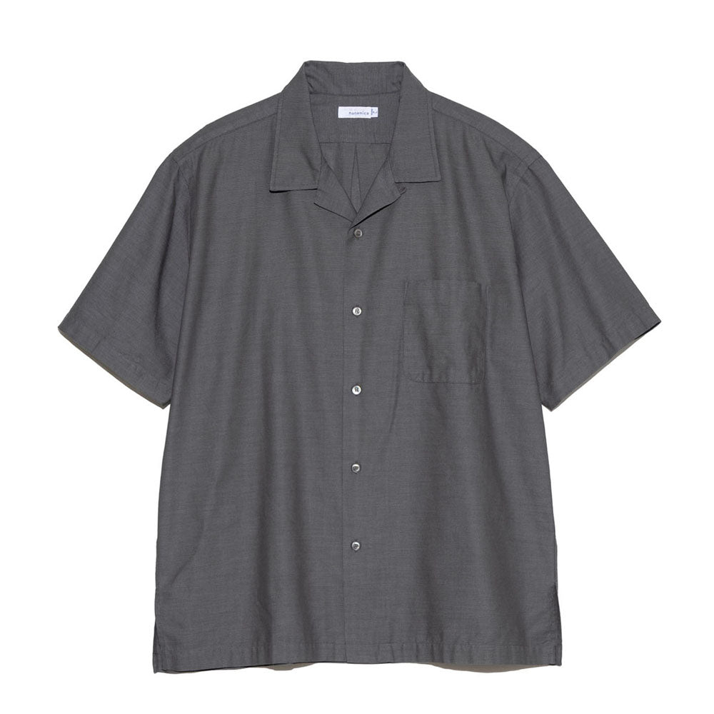 Open Collar Panama S/S Shirt