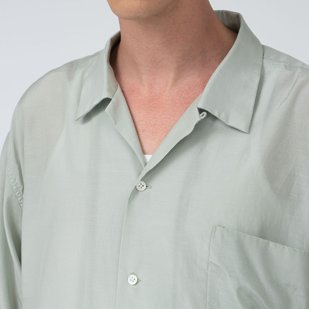 Open Collar S/S Shirt