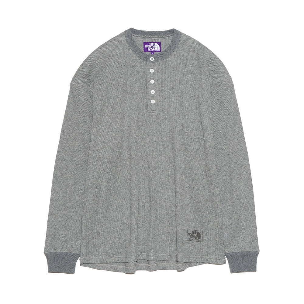 Field Long Sleeve Henley Neck Graphic Tee