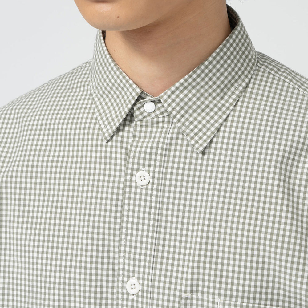 Regular Collar Gingham Field Shirt