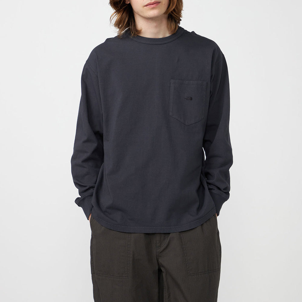 7oz Field Long Sleeve Pocket Tee