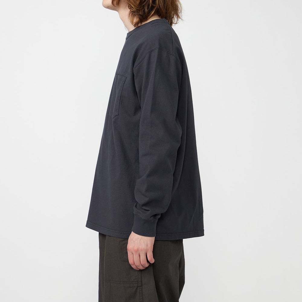 7oz Field Long Sleeve Pocket Tee