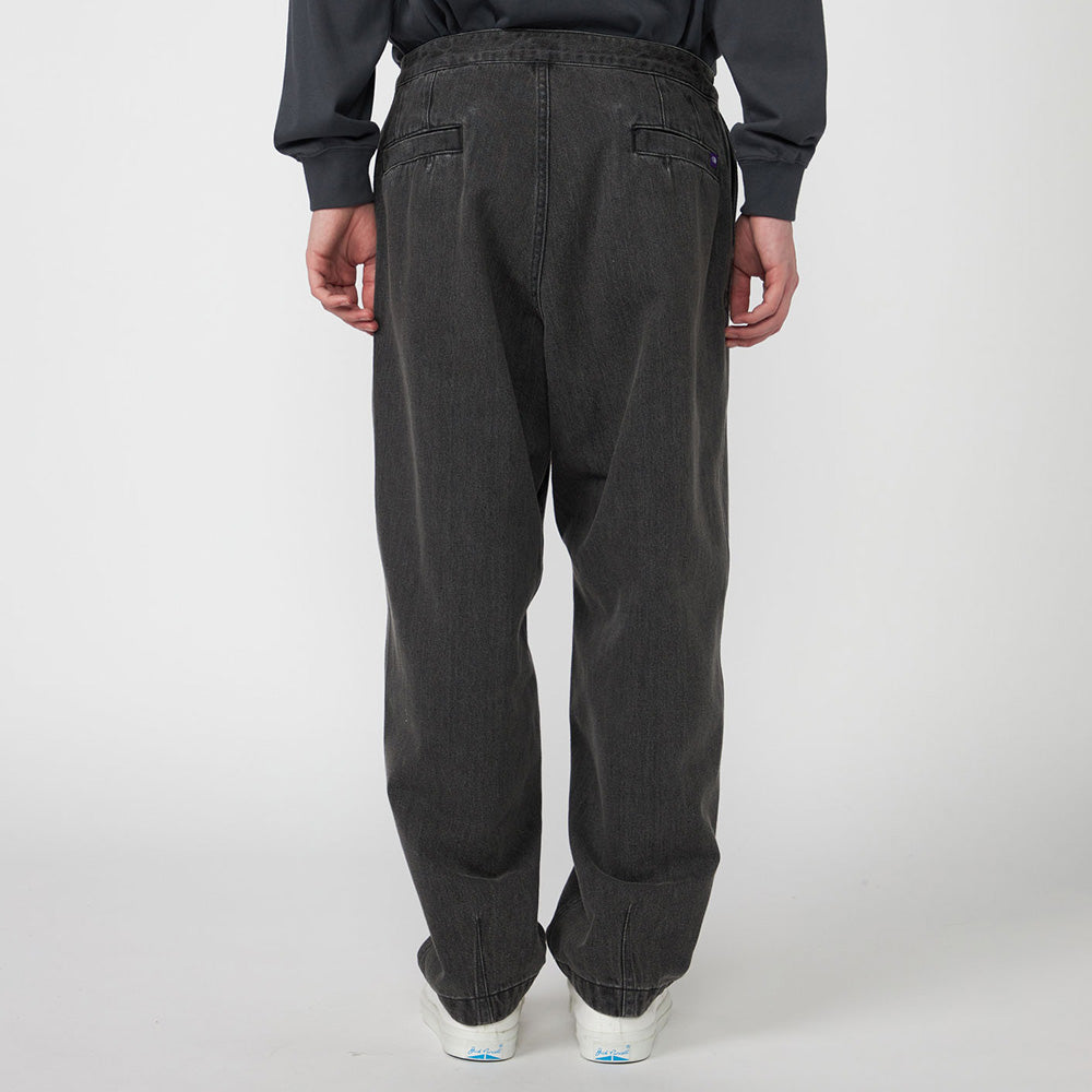 Denim Wide Tapered Field Pants(GRAY)