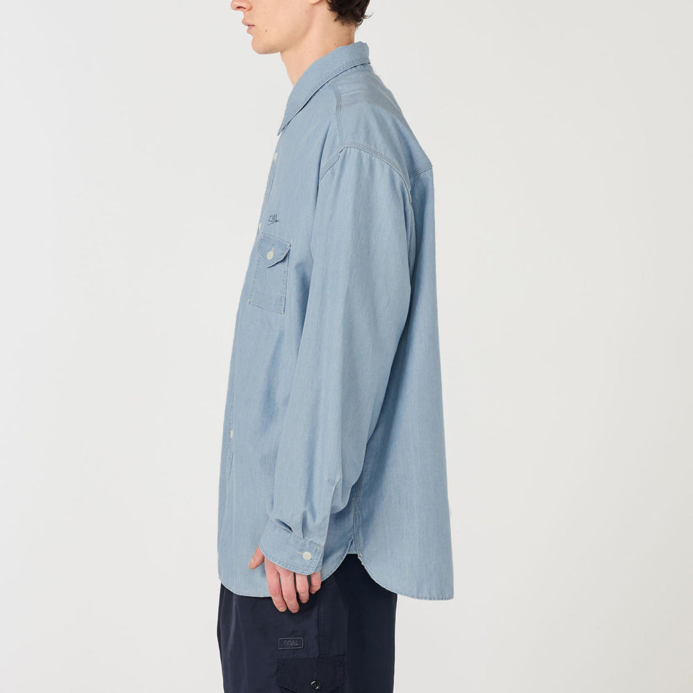 nanamica (ナナミカ) Regular Collar Chambray Shirt S26SG011