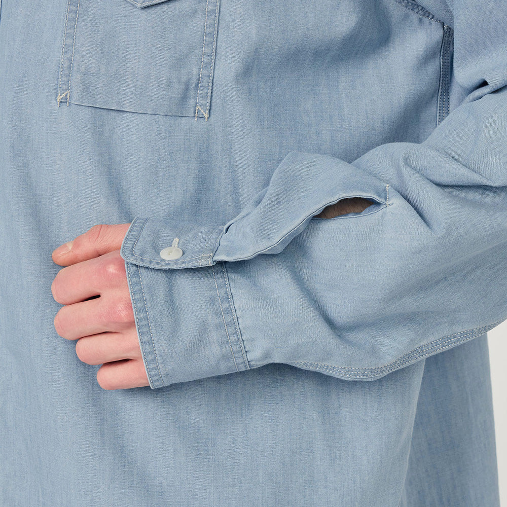 Regular Collar Chambray Shirt