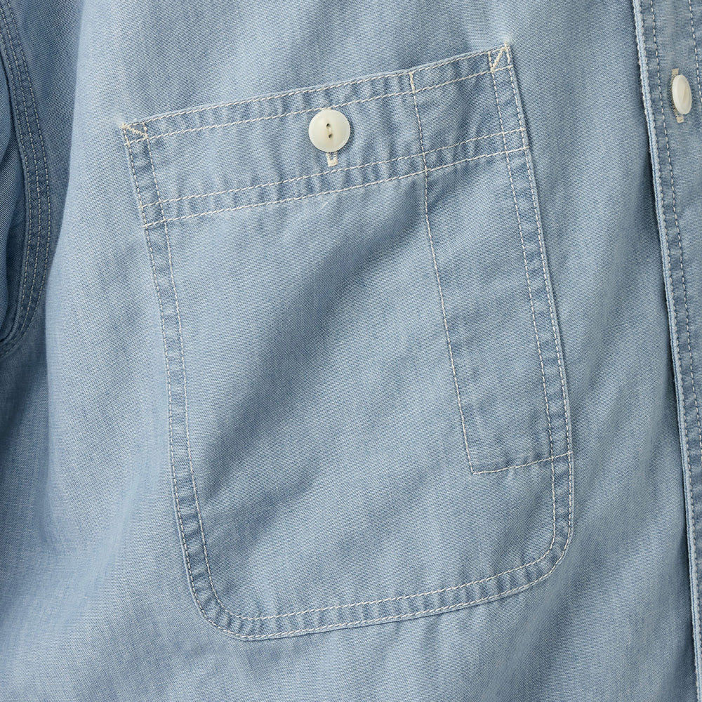 Regular Collar Chambray Shirt