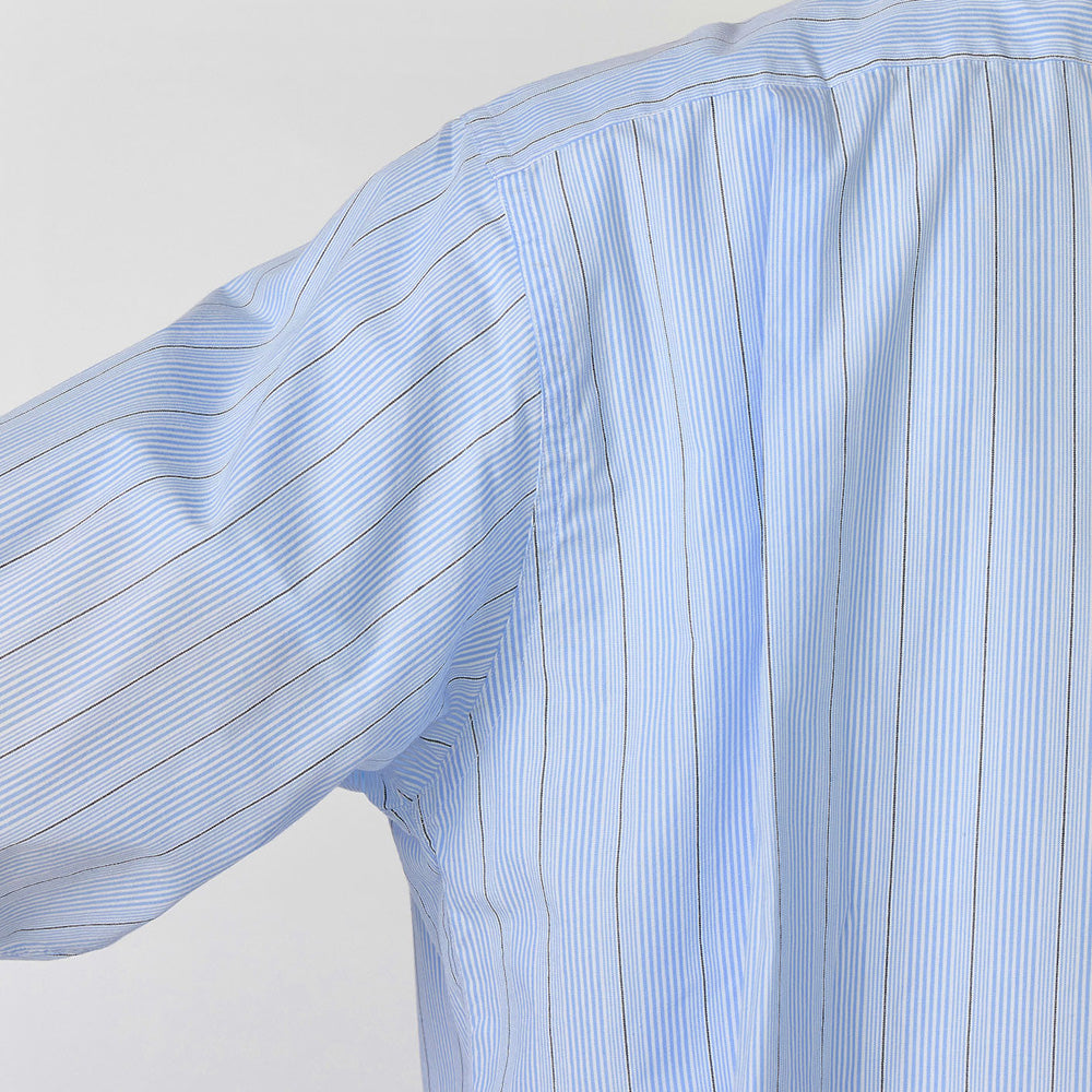 nanamica (ナナミカ) Regular Collar Stripe Wind Shirt S26SG086