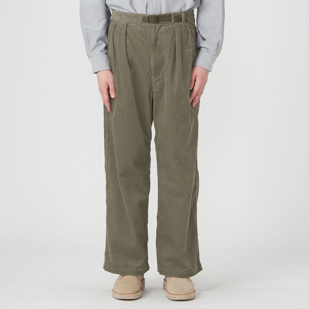 Corduroy Wide Straight Field Pants