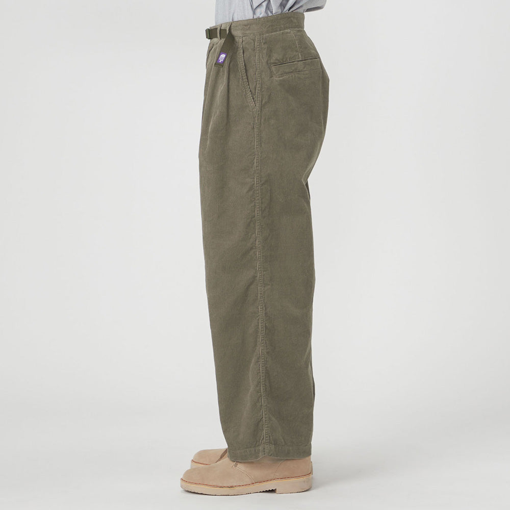Corduroy Wide Straight Field Pants