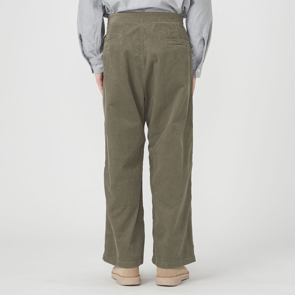 Corduroy Wide Straight Field Pants