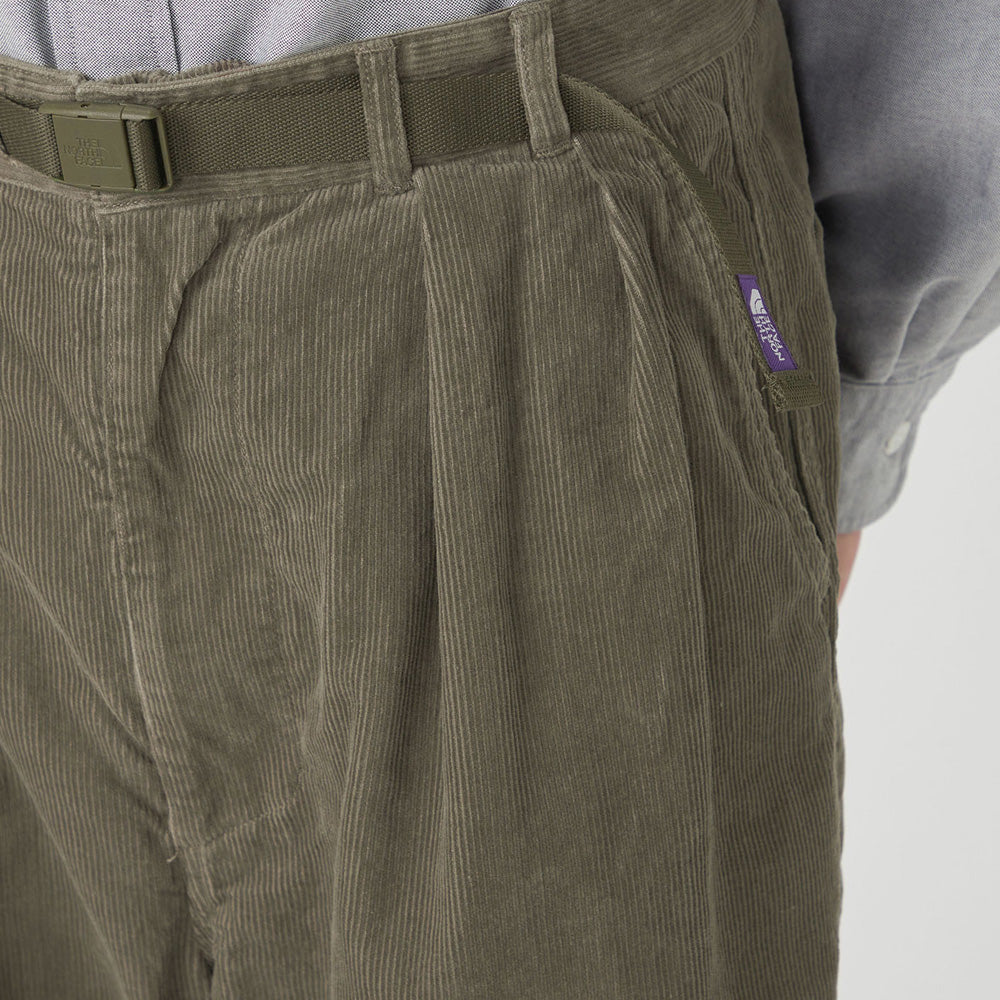 Corduroy Wide Straight Field Pants