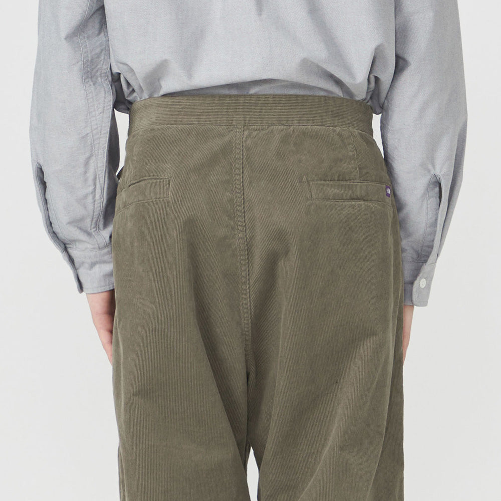 Corduroy Wide Straight Field Pants